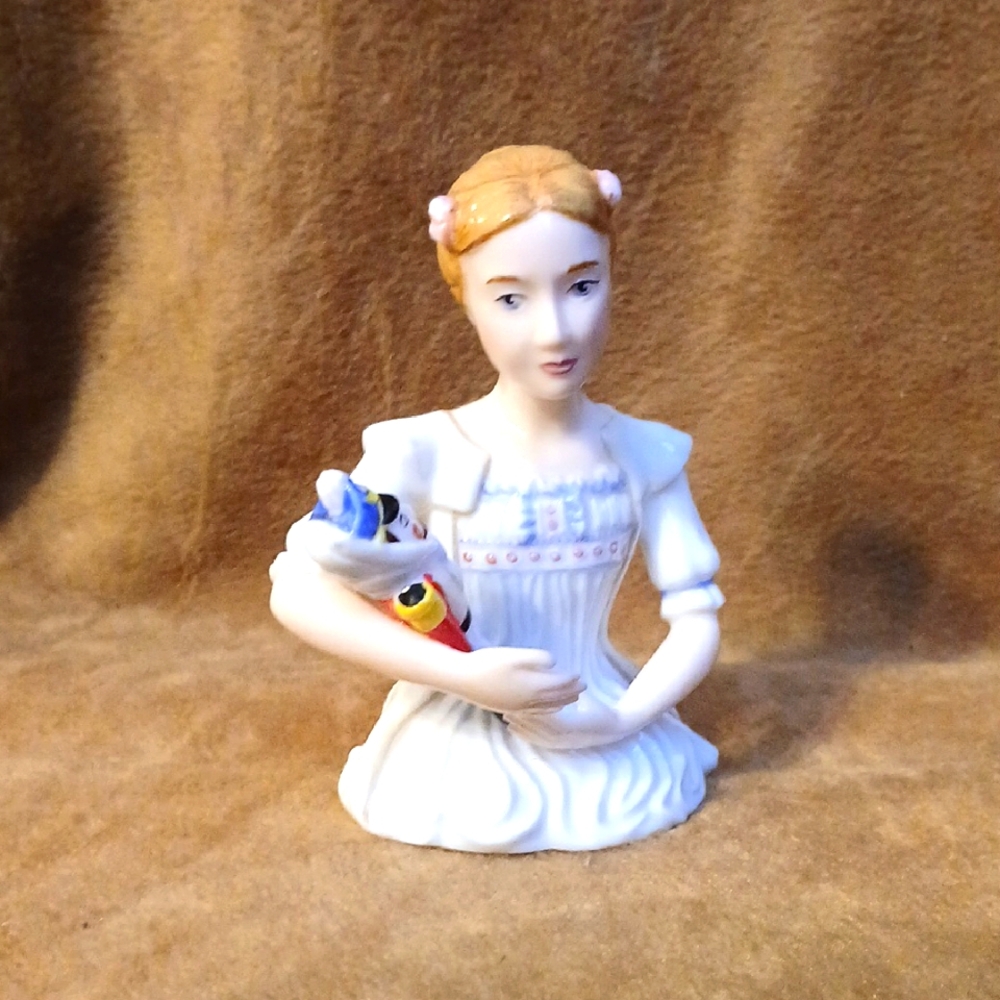 Vintage Porcelain Nutcracker candle snuffer by Dept 56